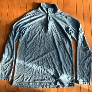 Smartwool Sports Merino 150 Blue Quarter Zip Sweater size S